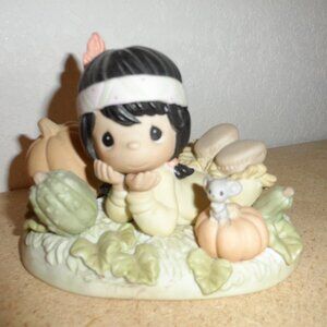 Precious Moments "Squashed with Love" 2003 Ceramic Figurine--
